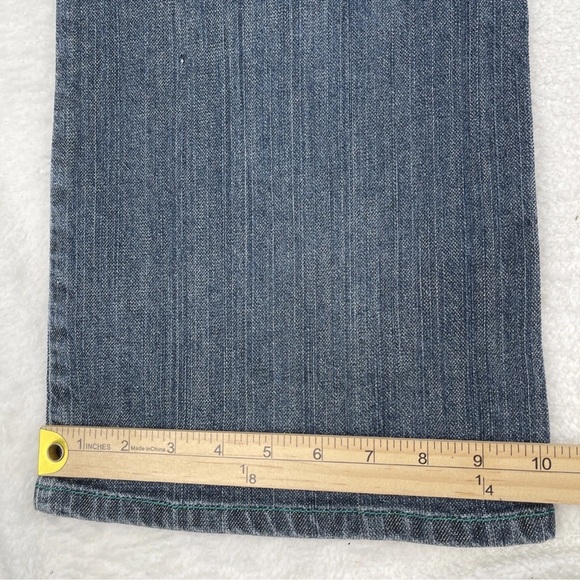 VTG Baby Phat Jeans Y2K Women Sz 20 Flare Med Wash Logo Flap Pockets Tall - Picture 9 of 11